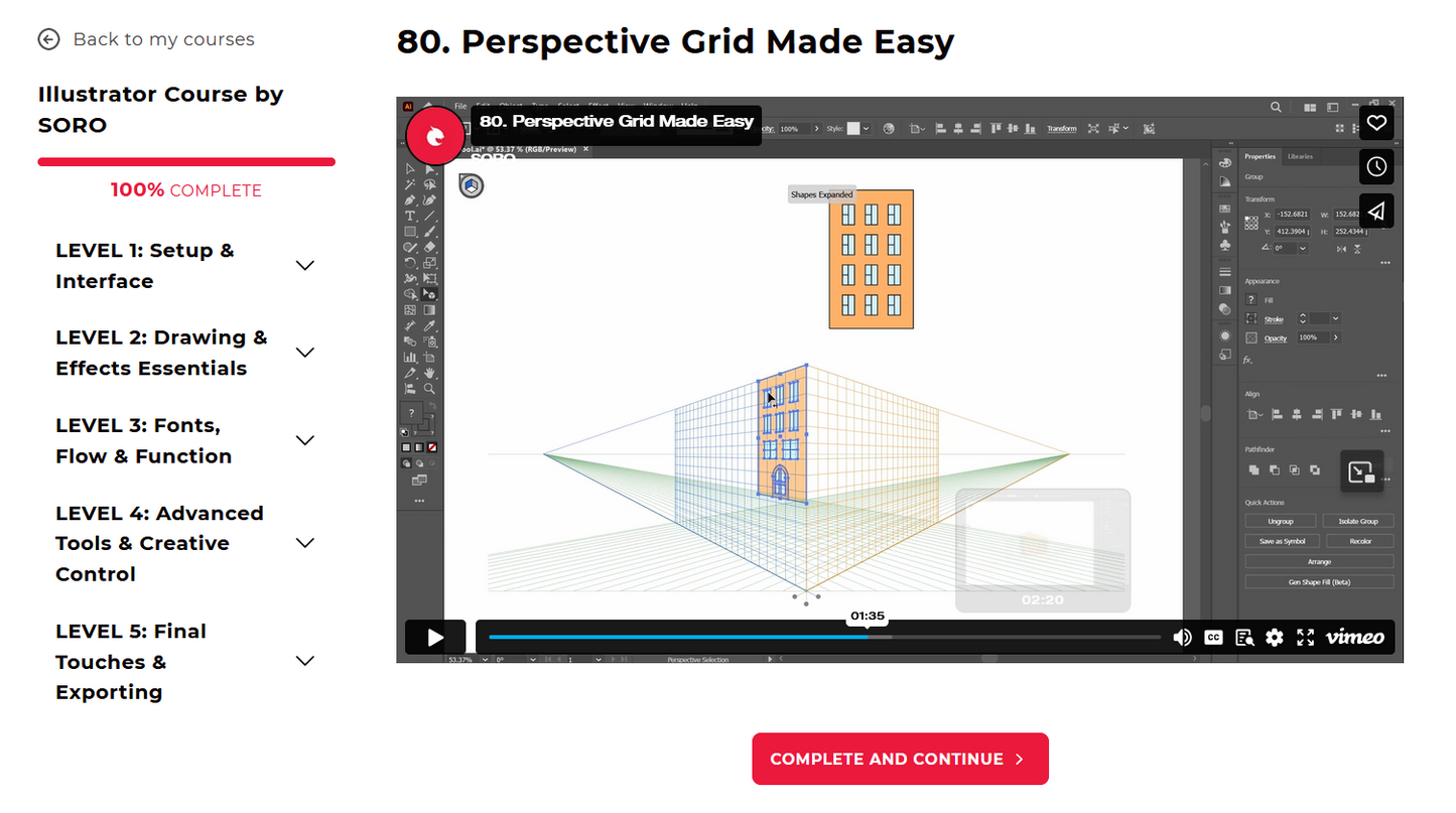 Master Adobe Illustrator: 5 Levels, 5 Hours